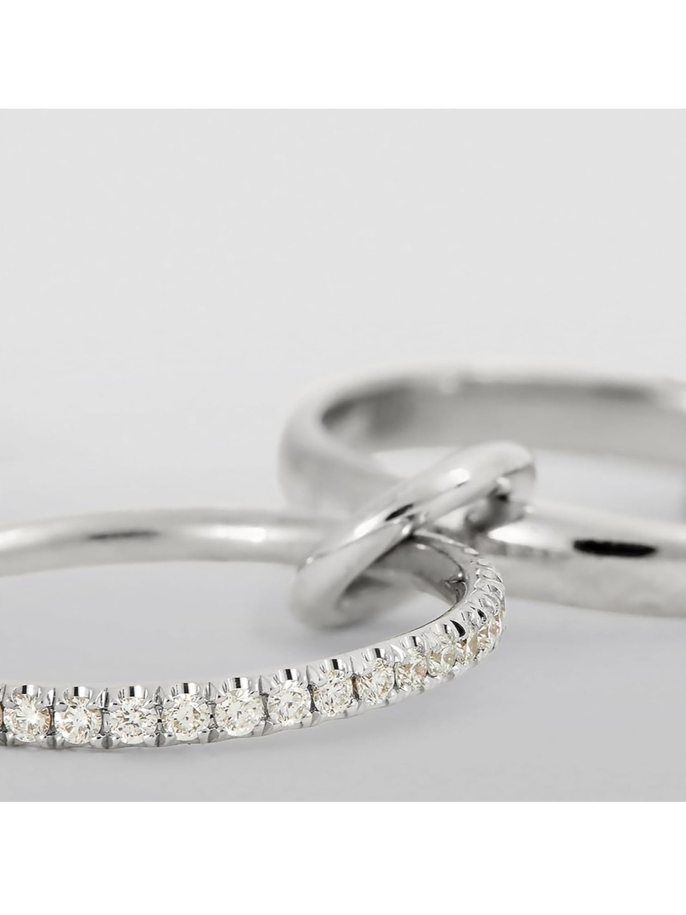 Multi-Row Crystal Stackable Ring - Picture 5 of 7